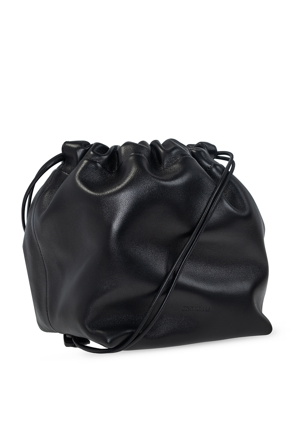 ★JILLSTUART★ Danish Black Shearling Shirring Bucket Bag JL Designer fashion, Seoul-fully created | W Concept